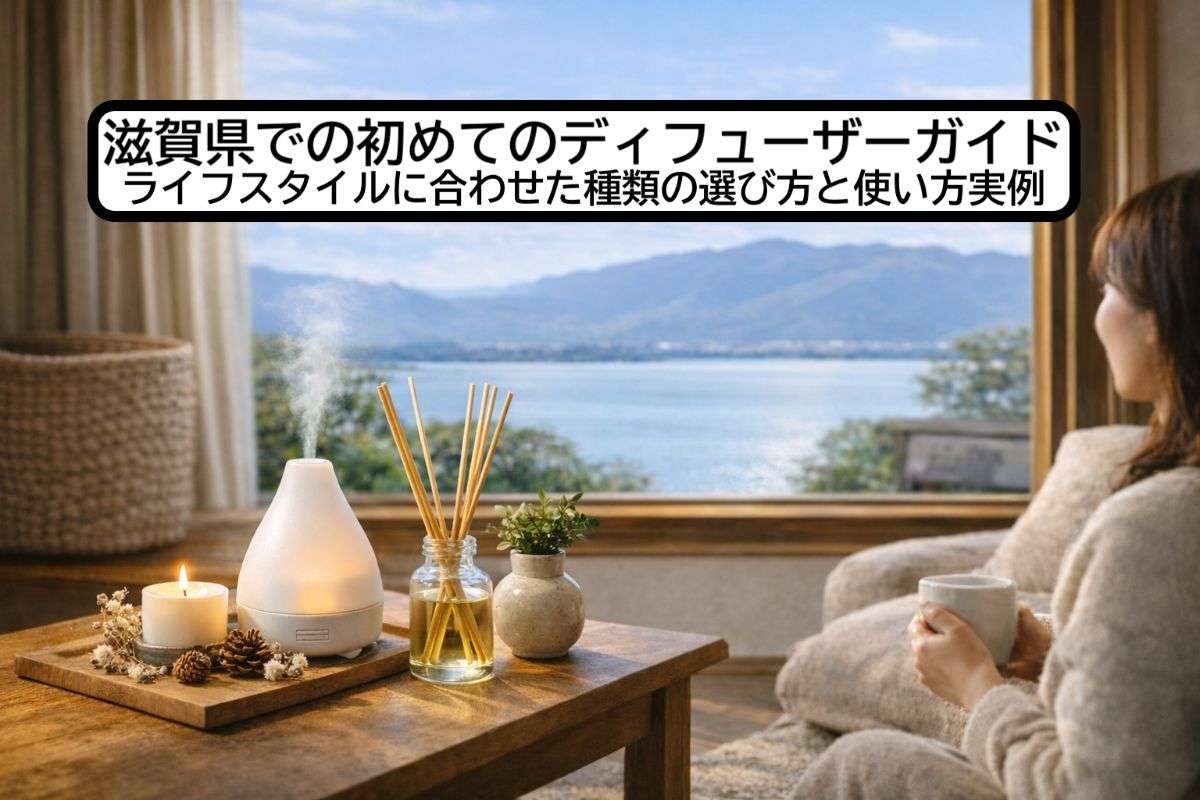 滋賀県での初めてのディフューザーガイド｜ライフスタイルに合わせた種類の選び方と使い方実例