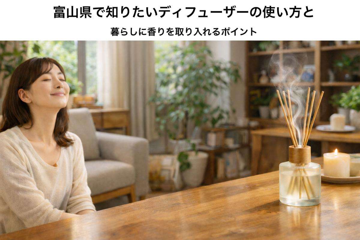 富山県で知りたいディフューザーの使い方と暮らしに香りを取り入れるポイント